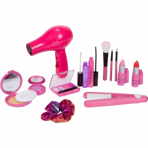 PixieCrush Kids Makeup & Hair Styling Kit, Ages 3-10