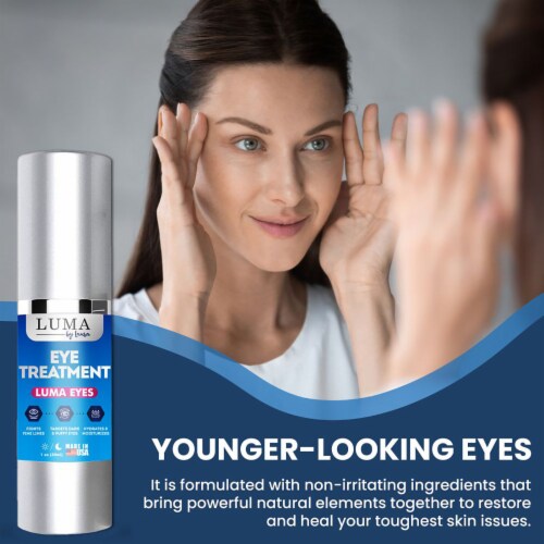 Luma Eyes Tripeptide Cream for Under Eye Bags and Dark Circles with