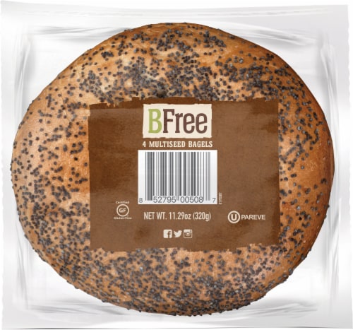 BFree Wheat & Gluten Free Multiseed Bagels Perspective: bottom