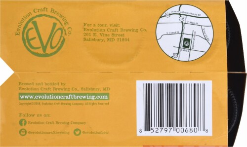 Evolution Craft Brewing Company Lot No. 6 IPA Perspective: bottom