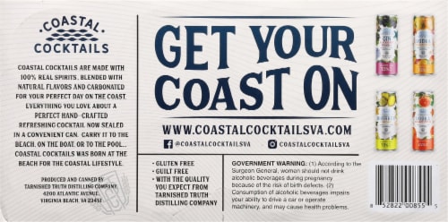 Coastal Cocktails Classic Cocktails Mixed Pack Cans Perspective: bottom