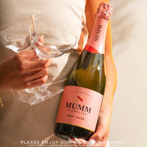 Mumm Brut Rose California Sparkling Wine Perspective: bottom
