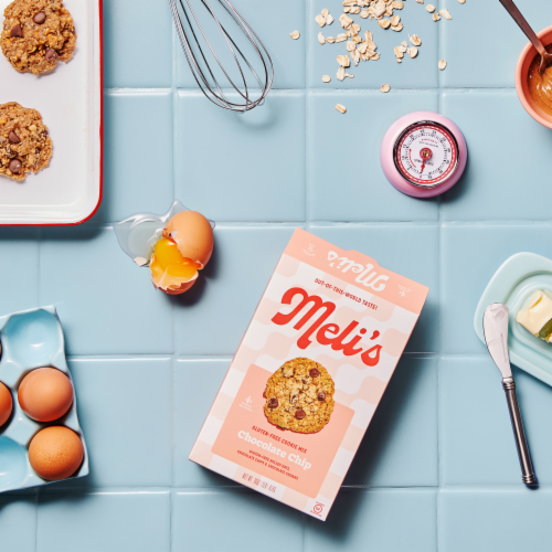 Meli's Chocolate Chip Gluten-Free Cookie Mix Perspective: bottom