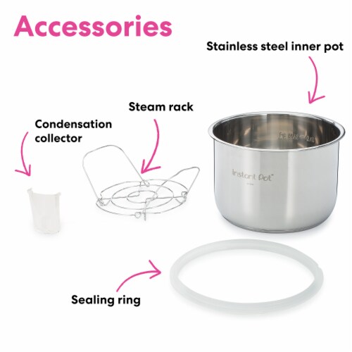 Instant Pot® Duo Multi Cooker - Silver/Black Perspective: bottom