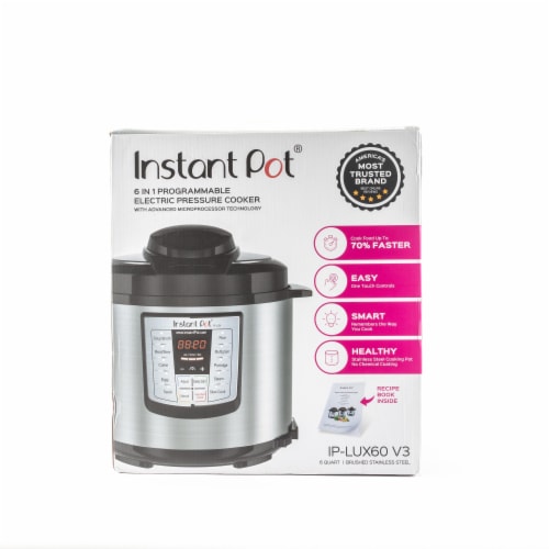 Instant Pot Lux 6-in-1 V3 (6 Quart) Electric Pressure Cooker