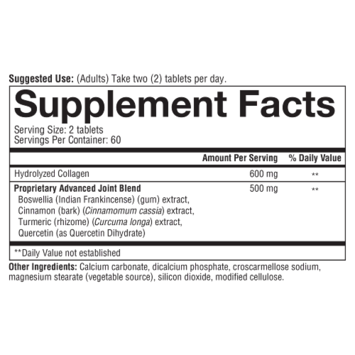 Youtheory Joint Collagen Advanced Formula Perspective: bottom