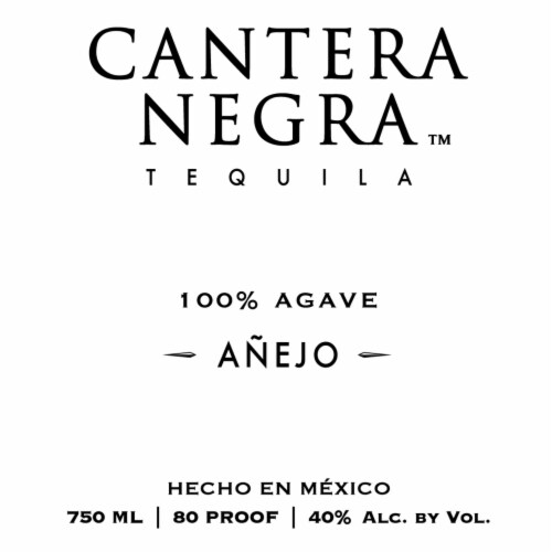 Cantera Negra Tequila Anejo Perspective: bottom
