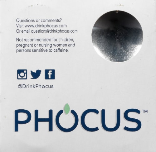 Phocus™ Caffeinated Yuzu and Lime Flavored Sparkling Water Cans Perspective: bottom