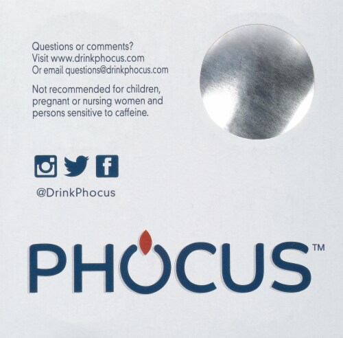 Phocus™ Caffeinated Root Beer Flavored Sparkling Water Cans Perspective: bottom