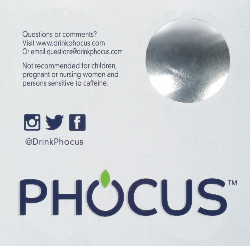 Phocus™ Caffeinated Crisp Apple Flavored Sparkling Water Perspective: bottom