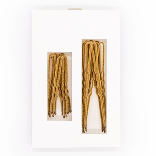 No-Slip Frenchies Black Velvet Hairpins - 20 Pins Perspective: bottom