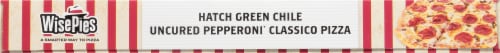 Wise Pies® Hatched Green Chile Uncured Pepperoni Classico Frozen Pizza Perspective: bottom