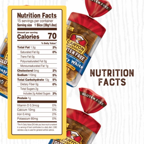 Canyon Bakehouse Country White Gluten Free 100% Whole Grain Sandwich Bread Fresh Perspective: bottom