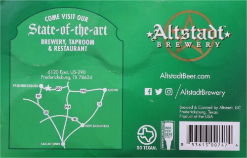 Altstadt Brewery Amber Altbier Craft Beer Pack Perspective: bottom