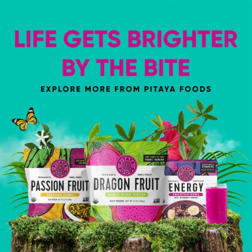 Pitaya Foods® Organic Acai Energy Smoothie Bowl Perspective: bottom