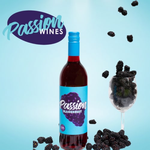 L'uva Bella Winery Passion Blackberry Sweet California Red Wine Perspective: bottom