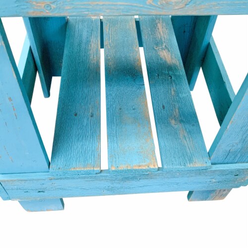 Del hutson reclaimed clearance wood end table