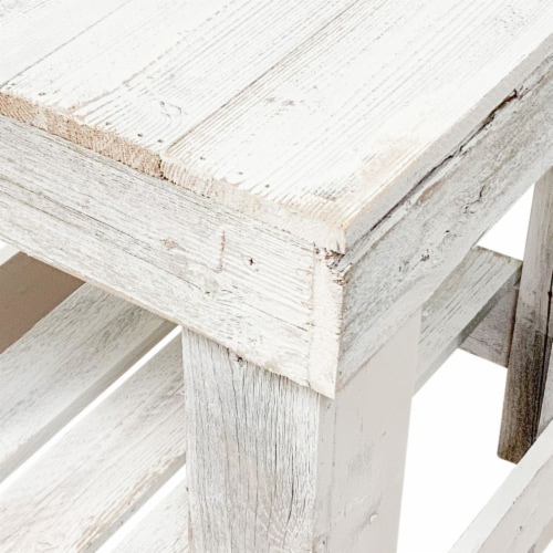 Del Hutson Designs Reclaimed Solid Wood Farmhouse Rustic Coffee