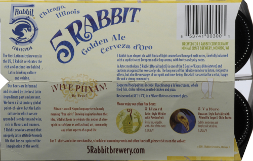 5 Rabbit Golden Ale Perspective: bottom