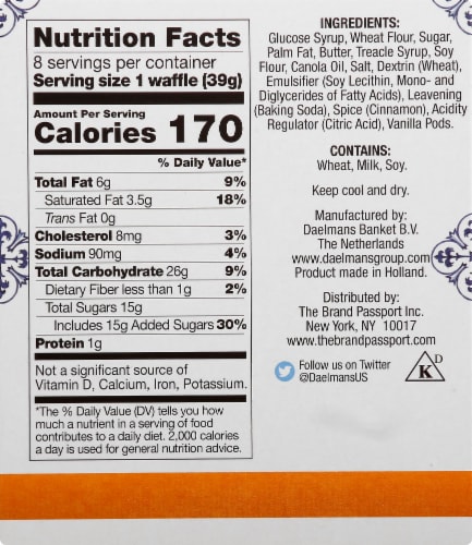 Daelmans® Authentic Dutch Caramel Stroopwafels Perspective: bottom