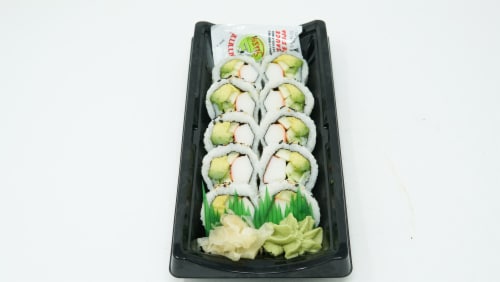 California Sushi Roll (Available 11:00 am - 7:00 pm) Perspective: bottom