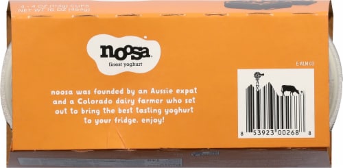 Noosa Salted Caramel Yogurt Cups Perspective: bottom