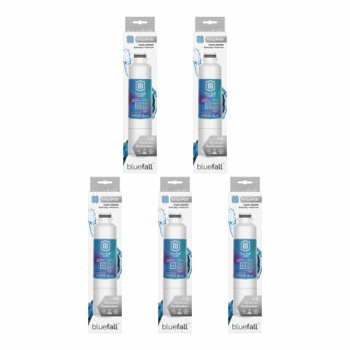Samsung DA29-00020B 5PK Refrigerator Water Filter Compatible by BlueFall Perspective: bottom
