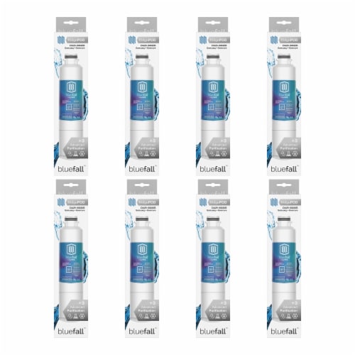 Samsung DA29-00020B 8PK Refrigerator Water Filter Compatible by BlueFall Perspective: bottom