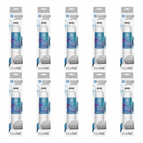 Samsung DA29-00020B 10PK Refrigerator Water Filter Compatible by BlueFall Perspective: bottom