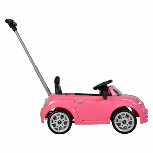 Pink push car baby sales