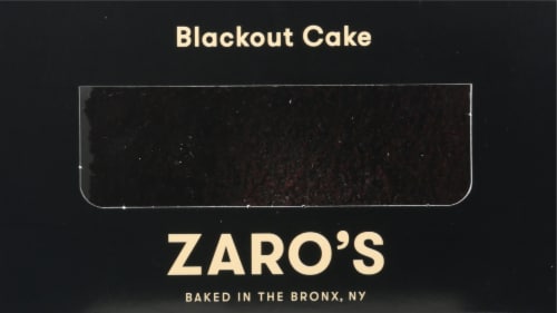 Zaro's Family Bakery Blackout Cake Perspective: bottom