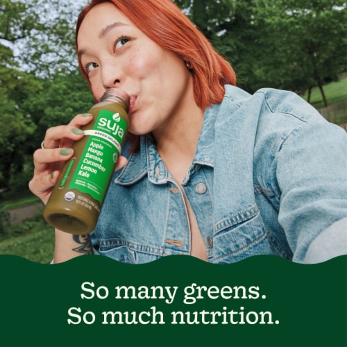 Suja Organic Green Delight Cold Pressed Juice Drink Perspective: bottom