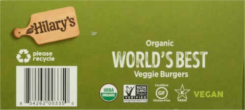 Hilary's® Organic World's Best Veggie Burger Perspective: bottom
