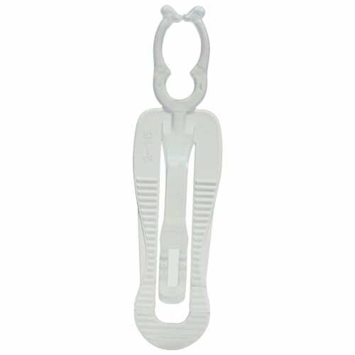 Northlight Set of 500ct Clear Gutter and Shingle Christmas Light Clips Perspective: bottom