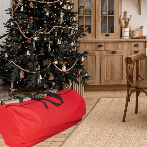 Northlight 36 Multi-Use Large Holiday Storage Bag - For Garlands, Trees, Lights, Inflatables Perspective: bottom