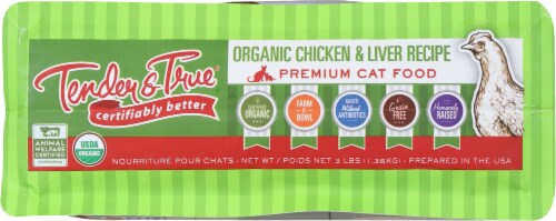 Tender & True Organic Chicken & Liver Recipe Dry Cat Food Perspective: bottom