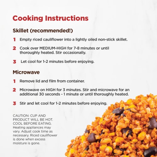 Caulipower® Baja Style Riced Cauliflower Cup Perspective: bottom