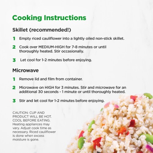 Caulipower® Sesame Citrus Riced Cauliflower Cup Perspective: bottom