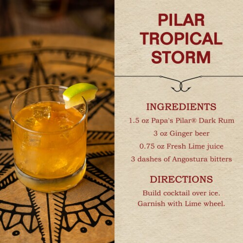 Papa's Pilar 24 Solera Profile Dark Rum Perspective: bottom