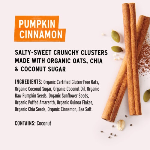 Purely Elizabeth Pumpkin Cinnamon Ancient Grain Granola Perspective: bottom