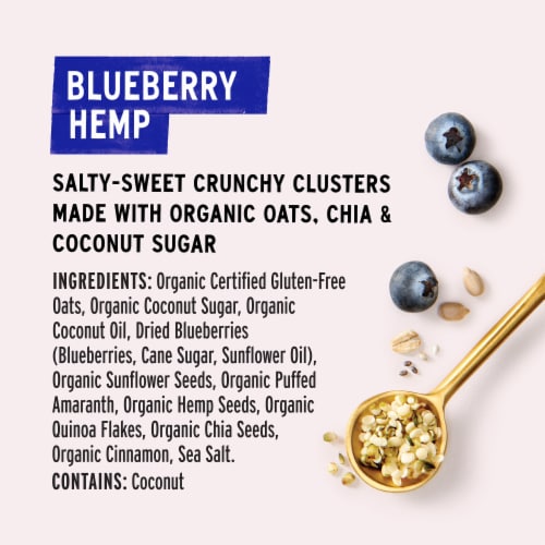 Purely Elizabeth Blueberry Hemp Ancient Grain Granola Perspective: bottom