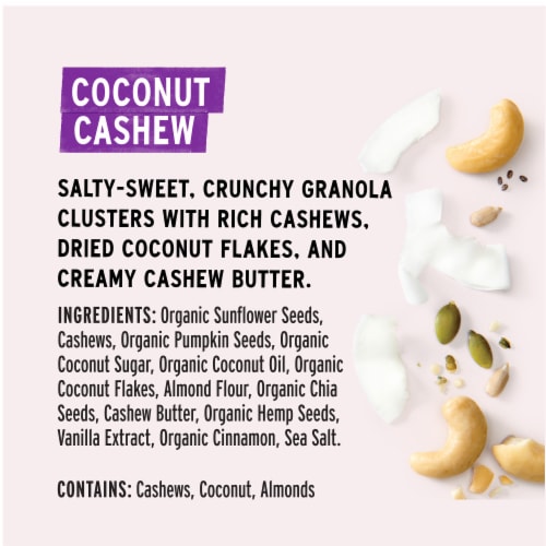 Purely Elizabeth Grain-Free Coconut Cashew Granola Perspective: bottom