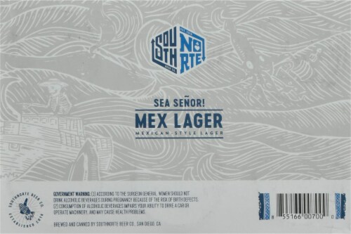 SouthNorte Beer Co Sea Senor Mex Lager Perspective: bottom