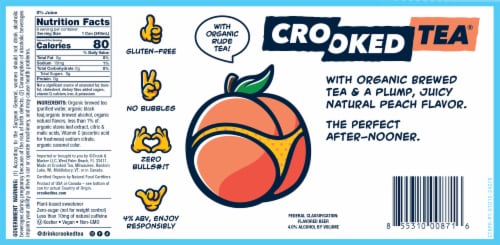 Crook & Marker Crooked Tea® Peach Tea Perspective: bottom