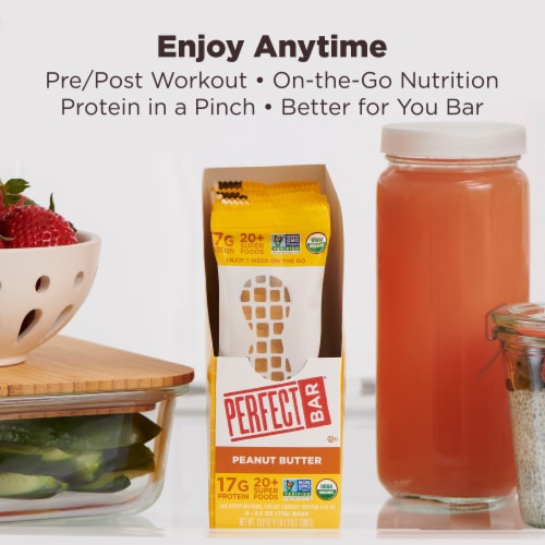 Perfect Bar Refrigerated Peanut Butter Protein Bar Perspective: bottom