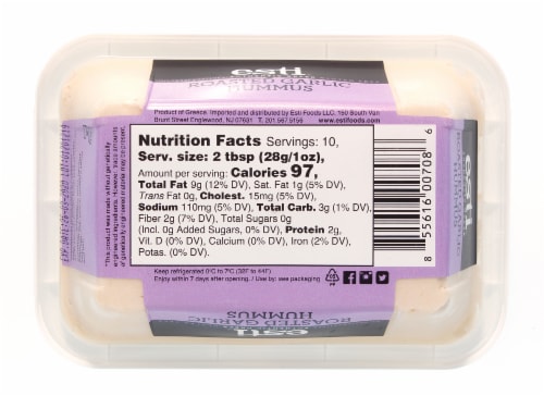 Esti® Roasted Garlic Hummus Perspective: bottom