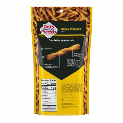 Dot's® Homestyle Honey Mustard Seasoned Pretzel Twists Perspective: bottom