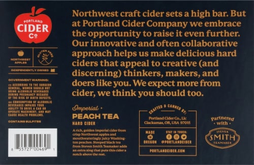 Portland Cider Imperial Peach Tea Perspective: bottom