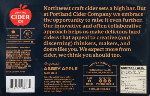 Portland Cider Imperial Abbey Apple Hard Cider Perspective: bottom