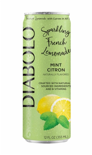 Diabolo Mint Citron Spakling French Lemonade Soda Bottles, 4 pk / 12 fl oz  - Kroger